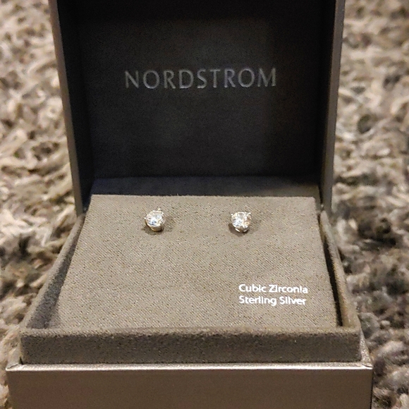Nordstrom cubic zirconia earrings - Picture 1 of 4
